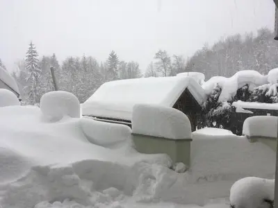 Appartementhaus Finis im Winter