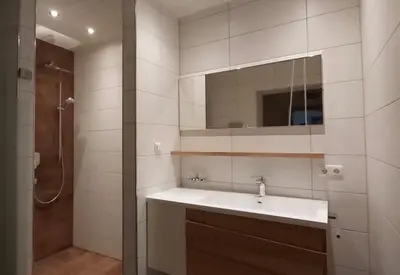 Ein Badezimmer in der Unterkunft Buchbergdomizil