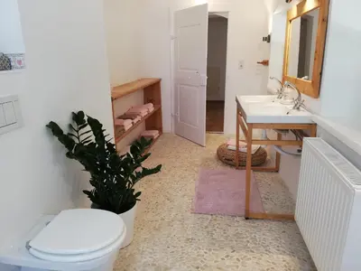 Ein Badezimmer in der Unterkunft Fancy Luxury Home In Former Tavern