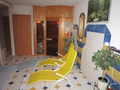 Ein Sitzbereich in der Unterkunft Apart-Pension Seiwald