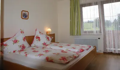 Ein Bett oder Betten in einem Zimmer der Unterkunft Pension Stammerhof