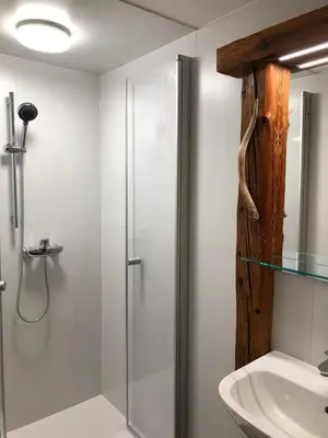 Ein Badezimmer in der Unterkunft Gästehof Annerl