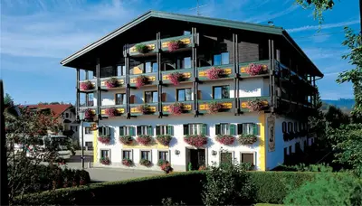 Das Gebäude in dem sich die Pension befindet