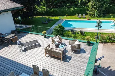 Der Swimmingpool an oder in der Nähe von Tirolerhof