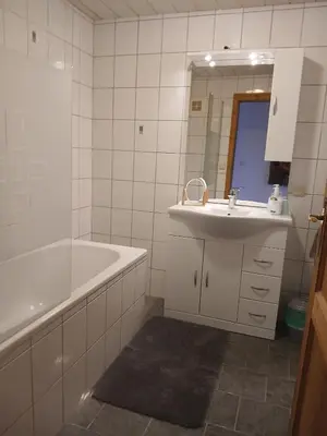 Ein Badezimmer in der Unterkunft Dirnbergerhof