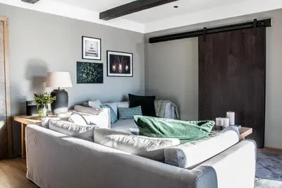 Ein Bett oder Betten in einem Zimmer der Unterkunft KAUZ - Design Chalets inkl Lungau Card