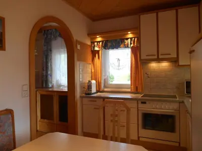 Küche/Küchenzeile in der Unterkunft Ferienhaus Berger