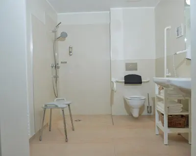 Ein Badezimmer in der Unterkunft Kapellerhof