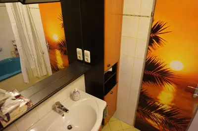 Ein Badezimmer in der Unterkunft Ferienwohnung Daniela