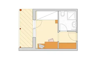 Grundriss der Unterkunft Hotel Enzian by Alpeffect Hotels