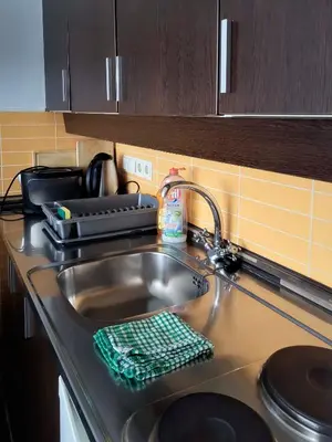 Küche/Küchenzeile in der Unterkunft Grimming view Apartment