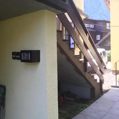 Das Gebäude in dem sich die Ferienwohnung befindet