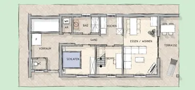 Grundriss der Unterkunft Ferienhaus Stolz