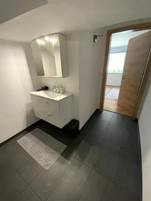 Ein Badezimmer in der Unterkunft Apartments Traun-haft