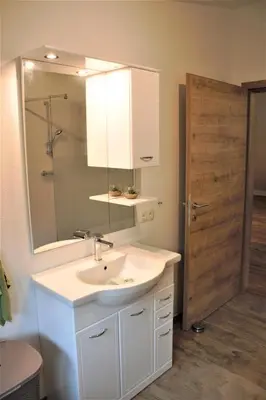 Ein Badezimmer in der Unterkunft Apartments Traun-haft