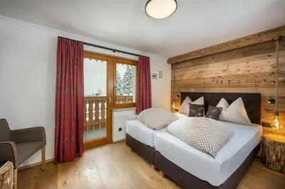 Ein Bett oder Betten in einem Zimmer der Unterkunft sWiederkehr