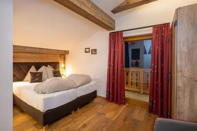 Ein Bett oder Betten in einem Zimmer der Unterkunft sWiederkehr