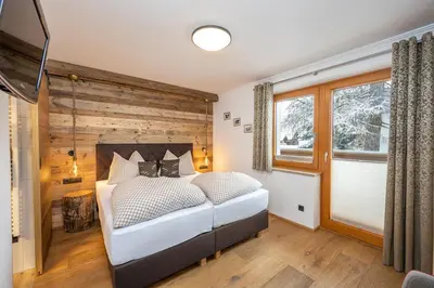Ein Bett oder Betten in einem Zimmer der Unterkunft sWiederkehr