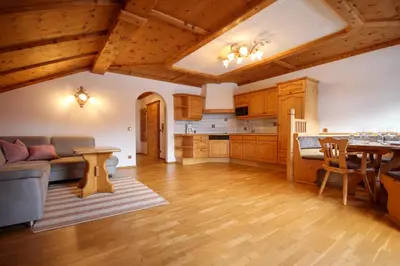 Küche/Küchenzeile in der Unterkunft Reiteralm Living