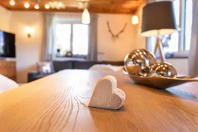 Ein Bett oder Betten in einem Zimmer der Unterkunft Holiday im Gästehaus Warter in Altenmarkt