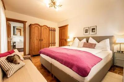 Ein Bett oder Betten in einem Zimmer der Unterkunft Holiday im Gästehaus Warter in Altenmarkt