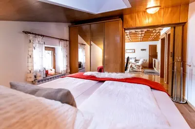 Ein Bett oder Betten in einem Zimmer der Unterkunft Holiday im Gästehaus Warter in Altenmarkt