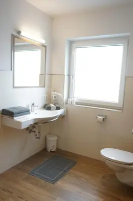 Ein Badezimmer in der Unterkunft Bergfink apartments