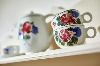 Kaffee-/Teezubehör in der Unterkunft Ferienhaus zur Maultrommel