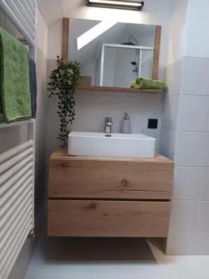 Ein Badezimmer in der Unterkunft Apartment Natur Herz