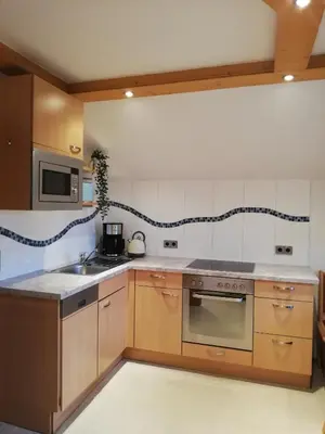 Küche/Küchenzeile in der Unterkunft Apartment Natur Herz