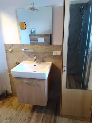 Ein Badezimmer in der Unterkunft Country Appartement Lungau