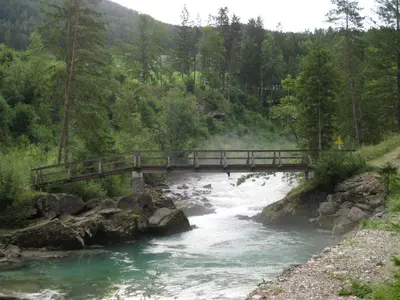 Naturlandschaft in der Nähe des Ferienhauses