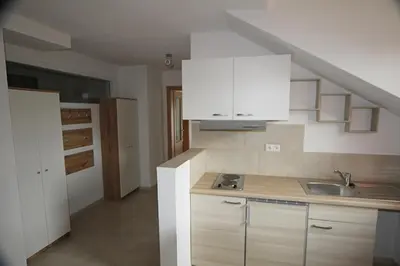 Küche/Küchenzeile in der Unterkunft Ferienwohnung Brandstätter