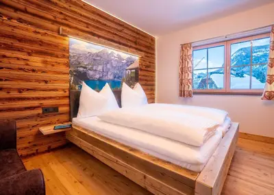 Ein Bett oder Betten in einem Zimmer der Unterkunft Schitter-Appartements