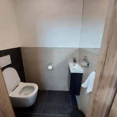 Ein Badezimmer in der Unterkunft Schitter-Appartements