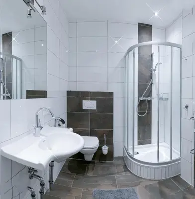 Ein Badezimmer in der Unterkunft Deluxe Apartment SCHRABERGER