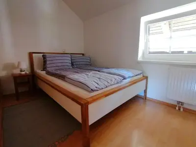Ein Bett oder Betten in einem Zimmer der Unterkunft Haus Tressenstein