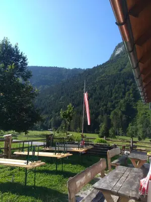 Naturlandschaft in der Nähe des Gasthauses