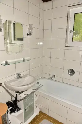 Ein Badezimmer in der Unterkunft Ferienwohnung Isabell
