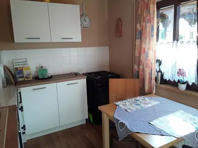 Küche/Küchenzeile in der Unterkunft Bianca's Ferienwohnung