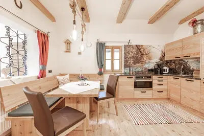 Küche/Küchenzeile in der Unterkunft Ferienhaus Spitzenhof - Urlaub am Bauernhof