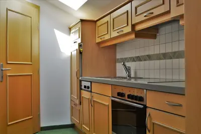 Küche/Küchenzeile in der Unterkunft Appartement Sonnseitn