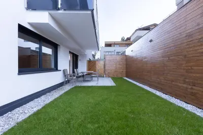 Ein Garten an der Unterkunft Apartment SCHLADMING - Neualm center
