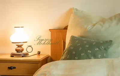 Ein Bett oder Betten in einem Zimmer der Unterkunft Ferienhaus Mehlhartl