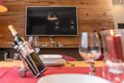 TV/Unterhaltungsangebot in der Unterkunft Apartments Greisslerei