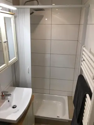 Ein Badezimmer in der Unterkunft Ferienwohnung Radauer