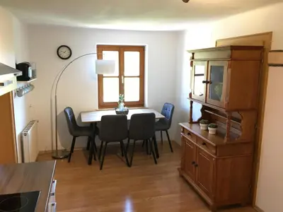 Küche/Küchenzeile in der Unterkunft Ferienwohnung Radauer