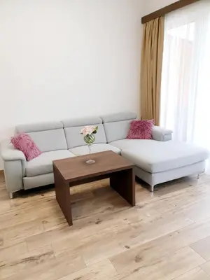 Ein Sitzbereich in der Unterkunft CityApartment MONIKA