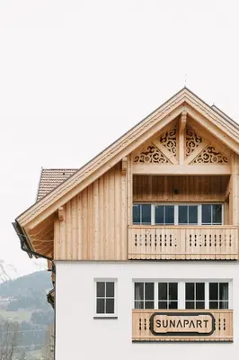 Das Gebäude in dem sich die Ferienwohnung befindet