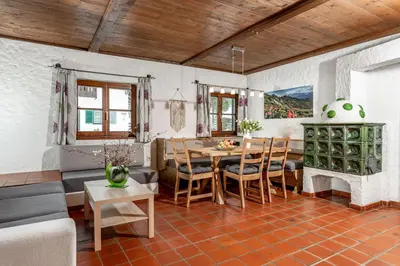 Ein Sitzbereich in der Unterkunft Gästehaus Prugger by Schladmingurlaub